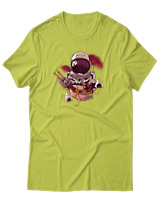T-Shirt Αντρικό - Ramen Astronaut - Color Thumbnail Λαχανί