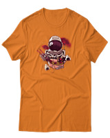 T-Shirt Αντρικό - Ramen Astronaut - Color Thumbnail Πορτοκαλί