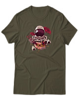 T-Shirt Αντρικό - Ramen Astronaut - Color Thumbnail Χακί