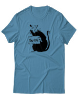 T-Shirt Αντρικό - Rat You Lie - Color Thumbnail Τιρκουάζ