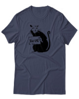 T-Shirt Αντρικό - Rat You Lie - Color Thumbnail Μπλε Γκρι