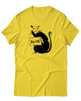 T-Shirt Αντρικό - Rat You Lie - Color Thumbnail Χρυσό Κίτρινο