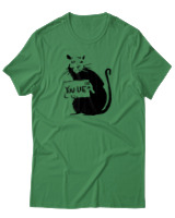 T-Shirt Αντρικό - Rat You Lie - Color Thumbnail Πράσινο