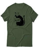 T-Shirt Αντρικό - Rat You Lie - Color Thumbnail Κυπαρισσί