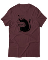 T-Shirt Αντρικό - Rat You Lie - Color Thumbnail Μπορντό