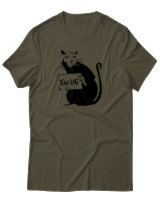 T-Shirt Αντρικό - Rat You Lie - Color Thumbnail Χακί