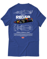 T-Shirt Unisex - RB16B - Color Thumbnail Μπλε Ρουά