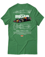 T-Shirt Unisex - RB16B - Color Thumbnail Πράσινο