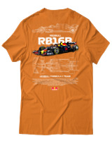 T-Shirt Unisex - RB16B - Color Thumbnail Πορτοκαλί