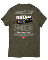 T-Shirt Unisex - RB16B - Color Thumbnail Χακί
