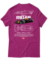 T-Shirt Unisex - RB16B - Color Thumbnail Φουξια