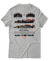 T-Shirt Unisex - RB20 Racing - Color Thumbnail Γκρι Μελανζέ