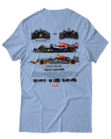 T-Shirt Unisex - RB20 Racing - Color Thumbnail Γαλάζιο