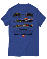 T-Shirt Unisex - RB20 Racing - Color Thumbnail Μπλε Ρουά