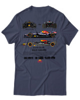 T-Shirt Unisex - RB20 Racing - Color Thumbnail Μπλε Γκρι