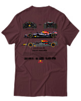 T-Shirt Unisex - RB20 Racing - Color Thumbnail Μπορντό