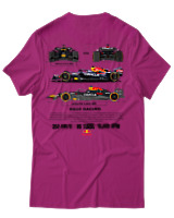 T-Shirt Unisex - RB20 Racing - Color Thumbnail Φουξια