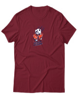 T-Shirt Αντρικό - Ready For The Game - Color Thumbnail Σκούρο Κόκκινο