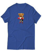 T-Shirt Αντρικό - Real Power - Color Thumbnail Μπλε Ρουά