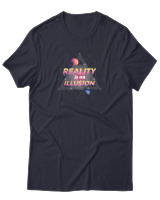 T-Shirt Αντρικό - Reality Is Illusion - Color Thumbnail Σκούρο Μπλε