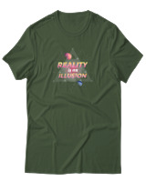 T-Shirt Αντρικό - Reality Is Illusion - Color Thumbnail Κυπαρισσί