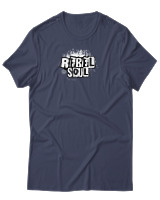 T-Shirt Αντρικό - Rebel Soul - Color Thumbnail Μπλε Γκρι