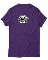 T-Shirt Αντρικό - Rebel Soul - Color Thumbnail Σκούρο Μωβ