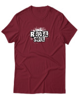 T-Shirt  Γυναικείο - Rebel Soul - Color Thumbnail Σκούρο Κόκκινο