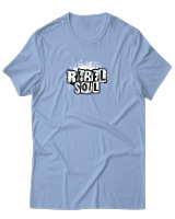 T-Shirt  Γυναικείο - Rebel Soul - Color Thumbnail Γαλάζιο