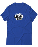 T-Shirt  Γυναικείο - Rebel Soul - Color Thumbnail Μπλέ Ρουά