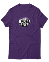 T-Shirt  Γυναικείο - Rebel Soul - Color Thumbnail Μώβ