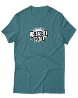 T-Shirt  Γυναικείο - Rebel Soul - Color Thumbnail Μπλέ Πράσινο