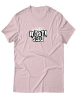 T-Shirt  Γυναικείο - Rebel Soul - Color Thumbnail Απαλό Ροζ
