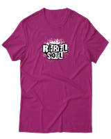 T-Shirt  Γυναικείο - Rebel Soul - Color Thumbnail Φούξια