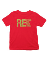 T-Shirt  Παιδικό - Recycle - Color Thumbnail Κόκκινο