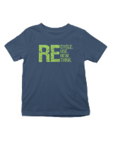 T-Shirt  Παιδικό - Recycle - Color Thumbnail Σκούρο Μπλε