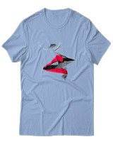 T-Shirt Αντρικό - Red Whisper - Color Thumbnail Γαλάζιο