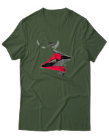 T-Shirt Αντρικό - Red Whisper - Color Thumbnail Κυπαρισσί