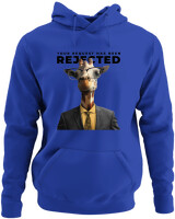 Φούτερ με κουκούλα - Rejected Giraffee - Color Thumbnail Μπλε Ρουά