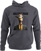 Φούτερ με κουκούλα - Rejected Giraffee - Color Thumbnail Ανθρακί