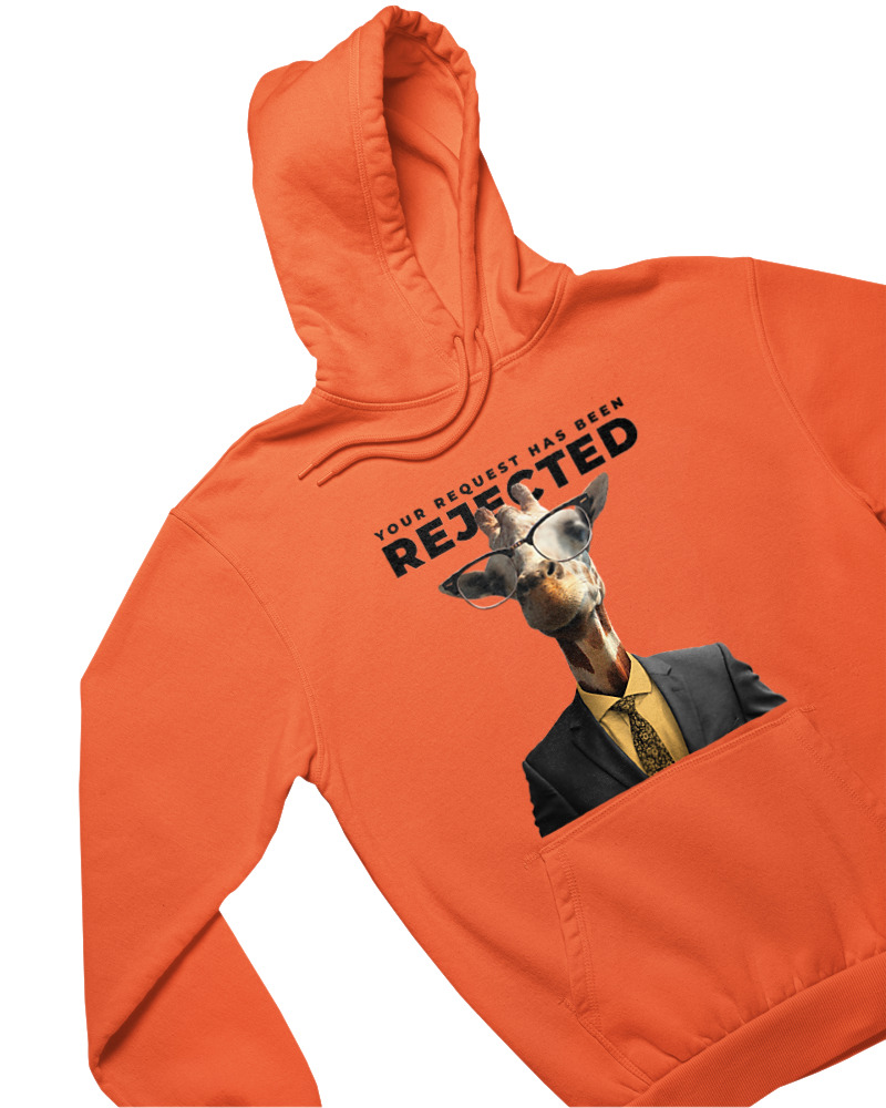 Φούτερ με κουκούλα - Rejected Giraffee - Image 1