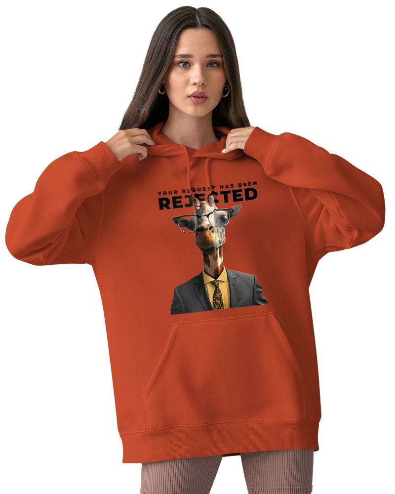 Φούτερ με κουκούλα - Rejected Giraffee - Image 2