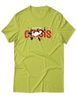 T-Shirt Αντρικό - Relax Crisis - Color Thumbnail Λαχανί