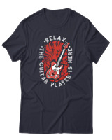 T-Shirt Αντρικό - Relax The Guitar Player Is Here - Color Thumbnail Σκούρο Μπλε