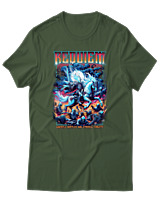 T-Shirt Αντρικό - Requiem - Color Thumbnail Κυπαρισσί