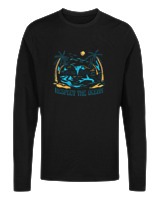 Μακρυμάνικο Μακό Αντρικό - Respect The Oceans - Color Thumbnail Μαύρο