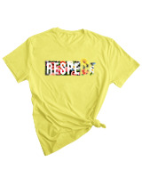 T-Shirt Woman Fashion Γυναικείο - Respect - Color Thumbnail LIGHT YELLOW