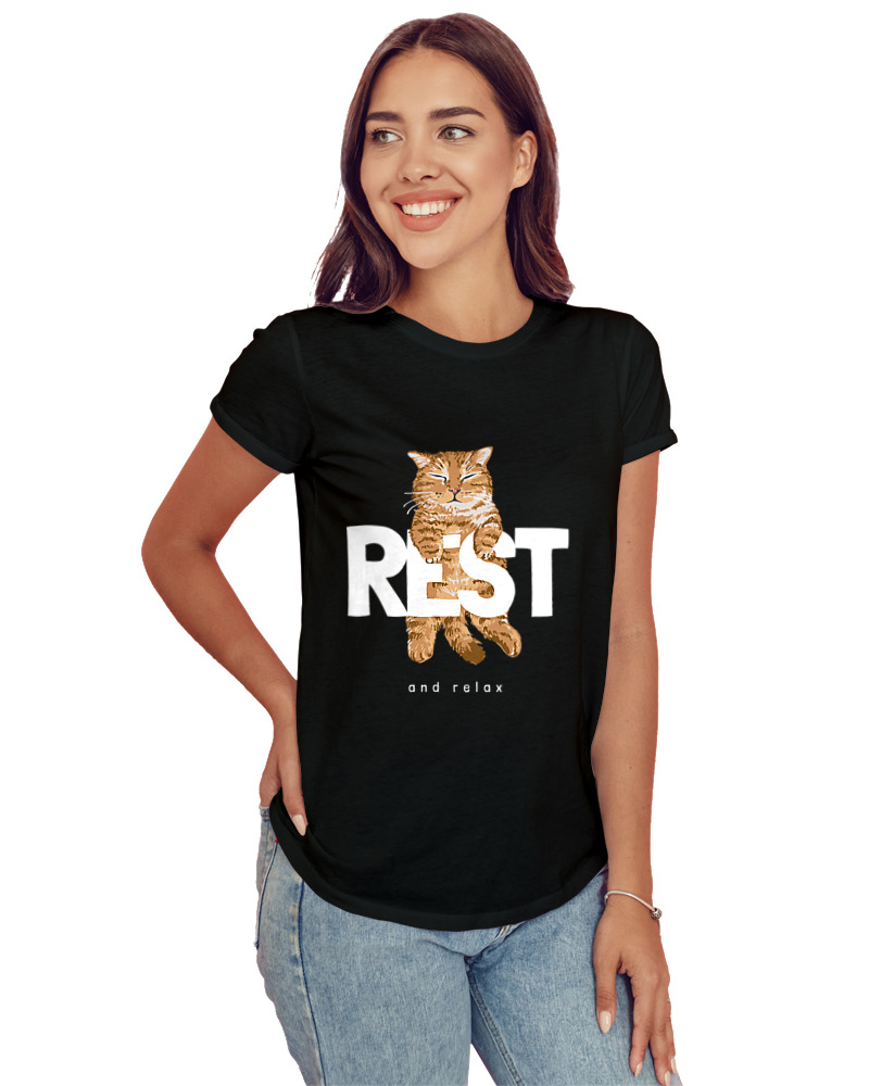 T-Shirt Στενή Γραμμή - Rest And Relax - Image 1