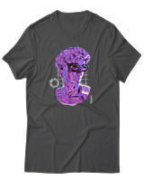T-Shirt Αντρικό - Resting Bitch Face Mode - Color Thumbnail Ανθρακί