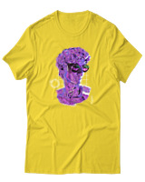 T-Shirt Αντρικό - Resting Bitch Face Mode - Color Thumbnail Χρυσό Κίτρινο